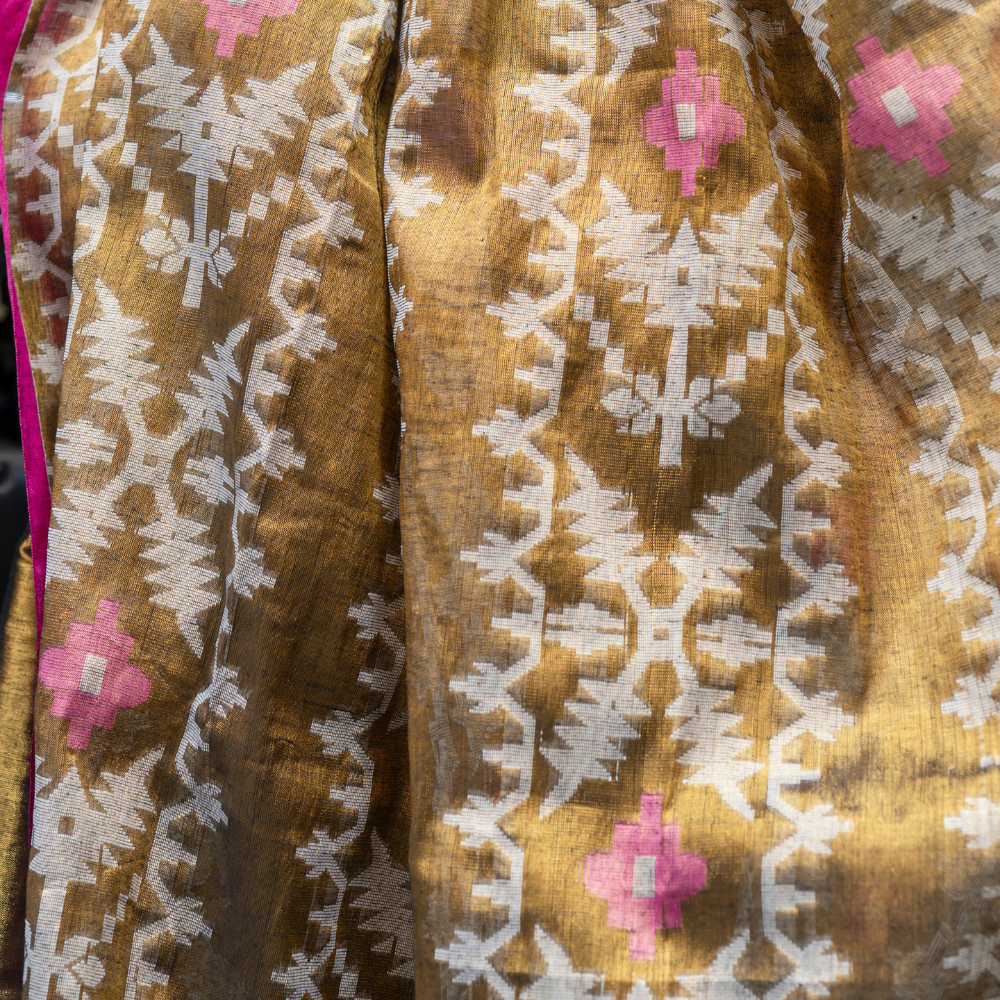 Nabami Tissue Jamdani Saree