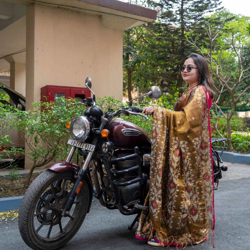 Nabami Tissue Jamdani Saree