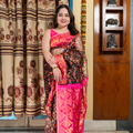 Nabami Saree Jamdani Cotton Blend Saree with Zari Work
