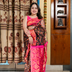 Nabami Saree Jamdani Cotton Blend Saree with Zari Work