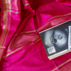 Nabami Saree Hot Pink Mangalgiri Cotton Blend Saree