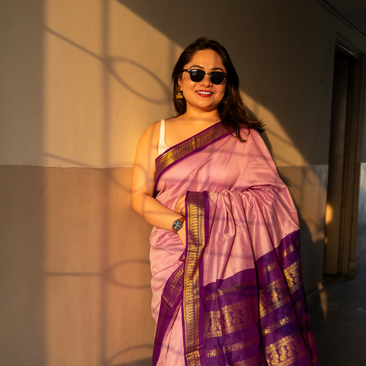 Nabami Gadwal Cotton Saree