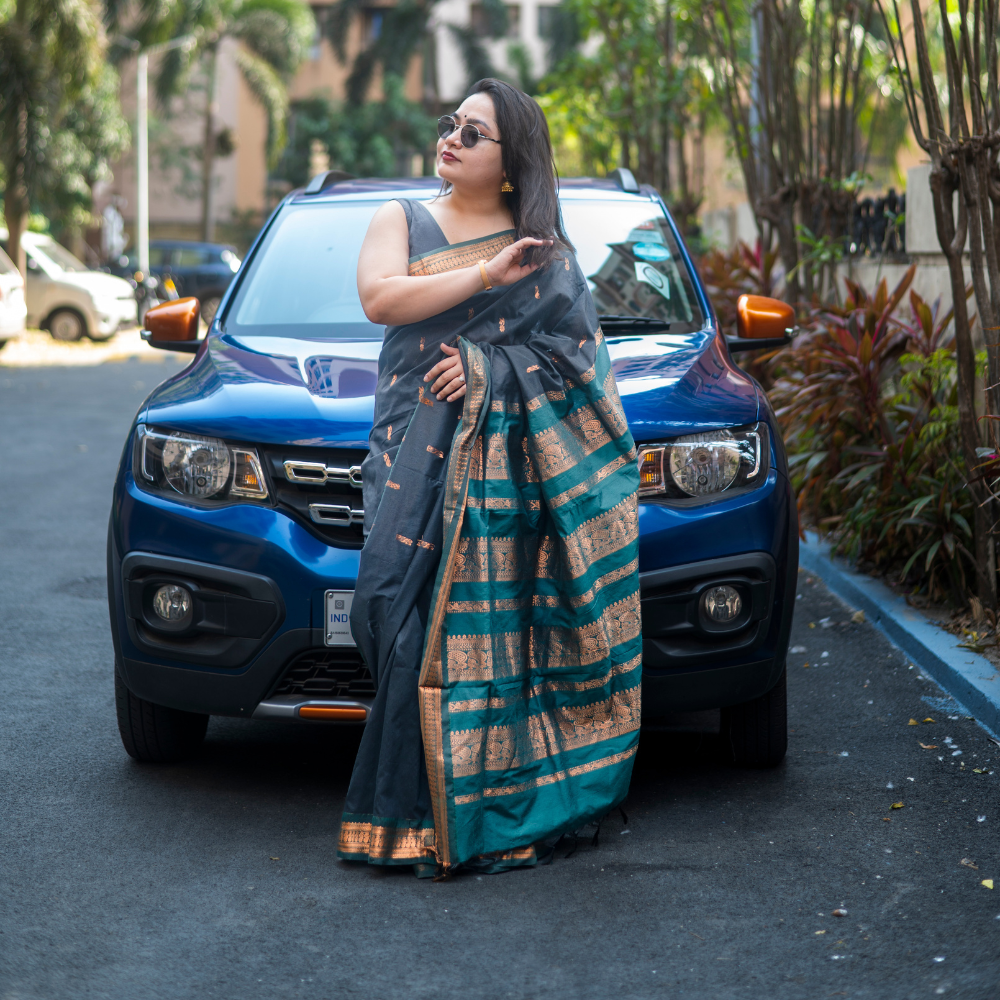 Nabami Gadwal Cotton Saree