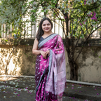 Nabami Elegant Tissue Jamdani Saree